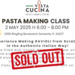 MAKING RAVIOLI: Pasta Class in Downtown Sarasota!
